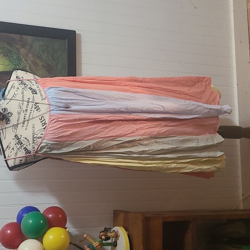 THE IMPECCABLE PIG M Colorful Loose Casual short dress
